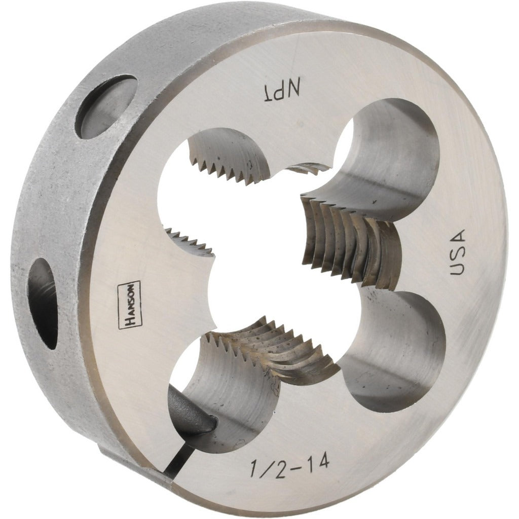 IRWIN Irwin Hanson 4305 Round Adjustable Pipe Die 1/2-14 Npt