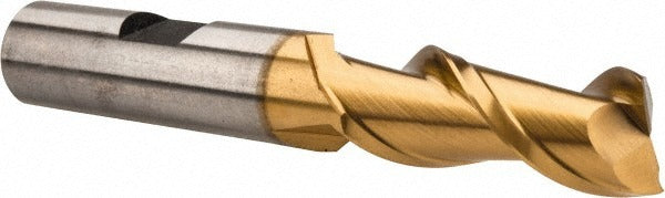 HERTEL Hertel GH070032 Square End Mill 0.5in 2 Flute Hss Tin