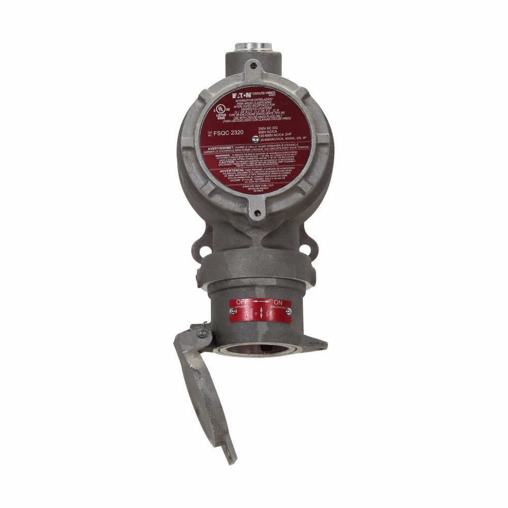 EATON Eaton FSQC2320 Crouse-Hinds Arktite FSQC interlocked receptacle with switch 30A (3/4 in hub)