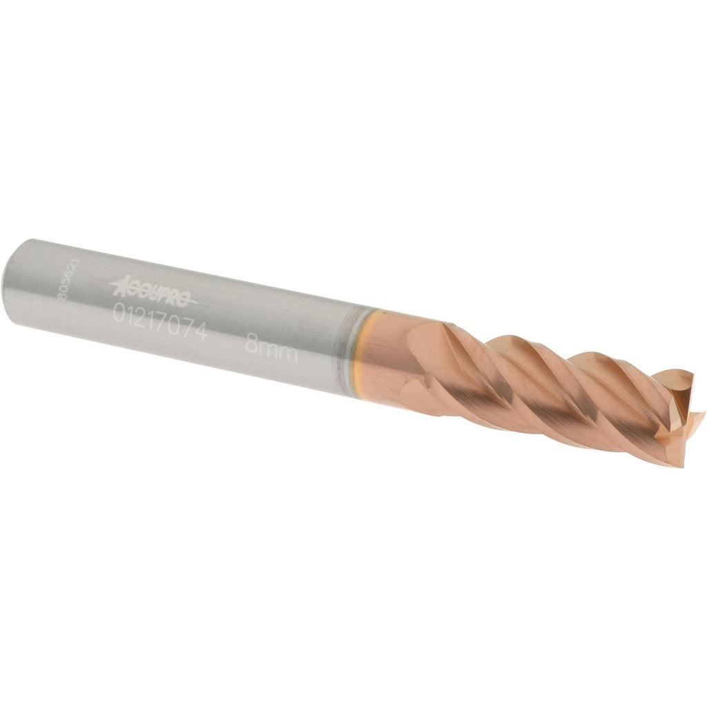ACCUPRO Accupro 12182515 Square End Mill 0.315 in 4 Flute Carbide
