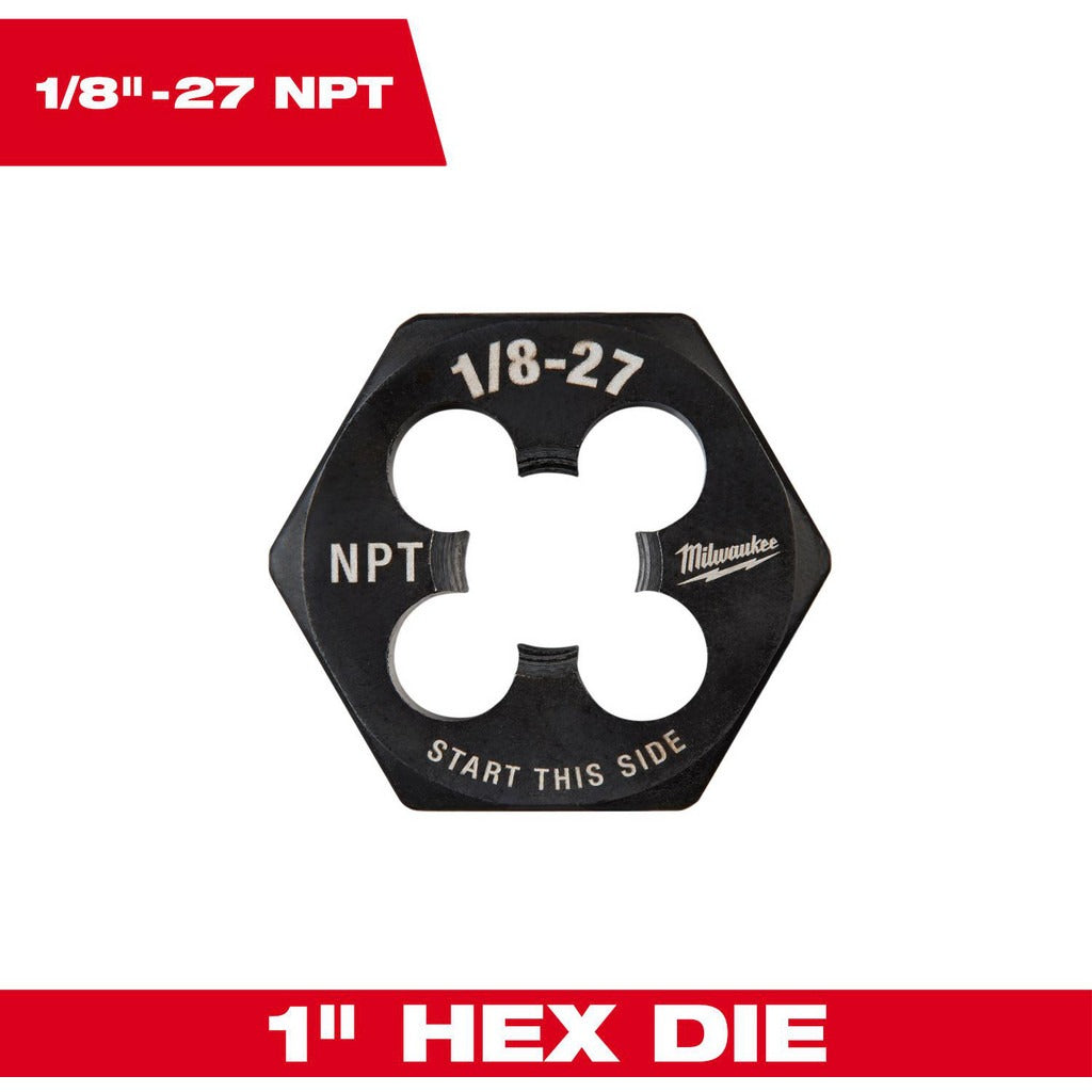 MILWAUKEE Milwaukee Tool 49-57-5389 Hex Pipe Die 1/8-27 Npt