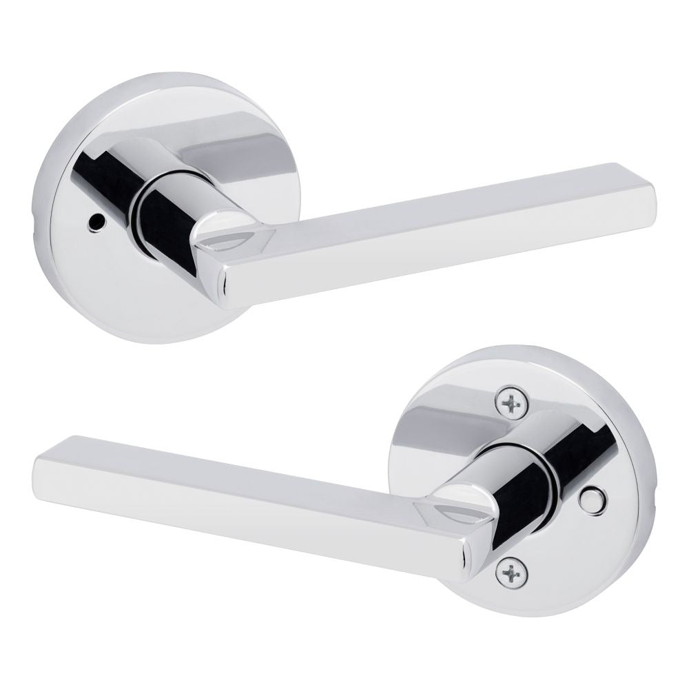 KWIKSET Kwikset 730HFLRDT-26 Halifax Privacy Door Lock Chrome
