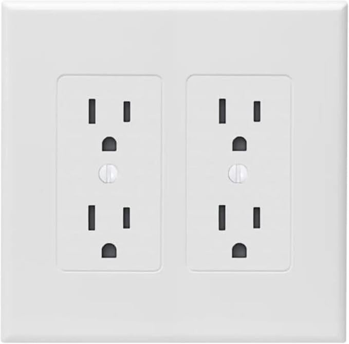 RACO Raco 2602W Decorative Wall Plate 2G
