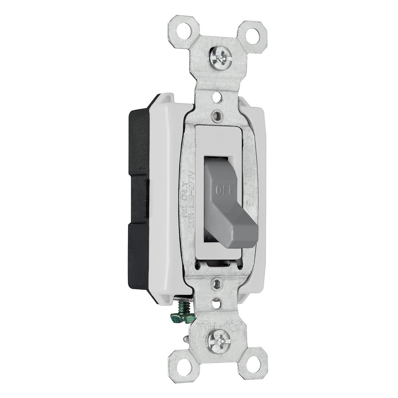 PASS & SEYMOUR Pass & Seymour CSB20AC1-GRY Hard use specification grade switch 20A (1-Pole)