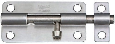 NATIONAL HARDWARE National Mfg N348-284 Stainless Steel Barrel Bolt 4 in
