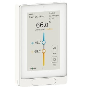 SCHNEIDER ELECTRIC Schneider Electric TRC6500B11WA-VC TRC RTU Heat Pump and IAQ Thermostat 24 Vac (RTU/HP) TRC6500B11WA-VC