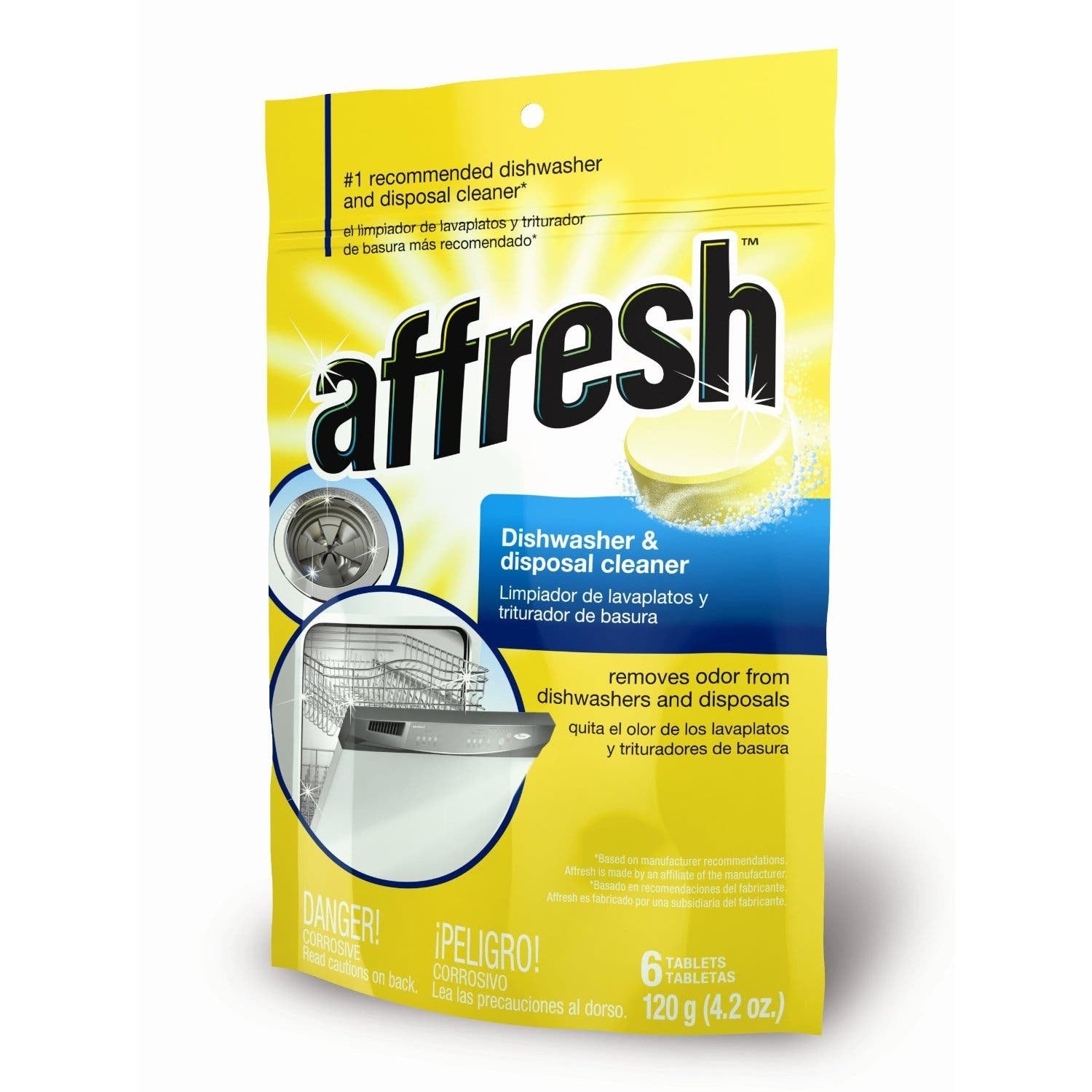 WHIRLPOOL Whirlpool W10282479 Affresh Dishwasher Cleaner (6 Pack)