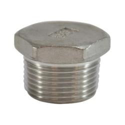 MIDLAND INDUSTRIES Midland Industries 63632 Hex Head Plug 3/8 Mpt 316 Ss 150 Lb
