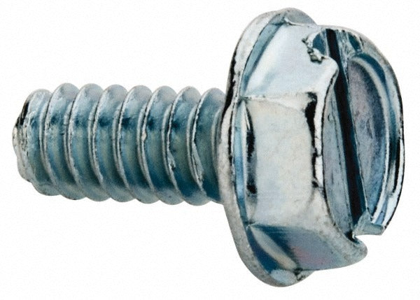 VALUE COLLECTION Value Collection MHWI0-600310SL-100B 6-32 Hex Washer Slotted Screw