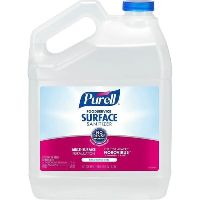 GOJO Gojo GOJ434104CT Purell Foodservice Surface Sanitizer 128 fl oz (4 quart) 4 / Carton