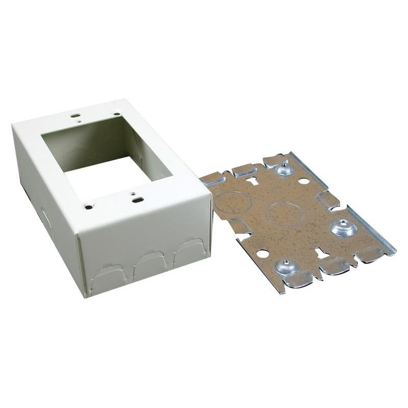 LEGRAND Wiremold 5745WH Steel Combination Device Box White
