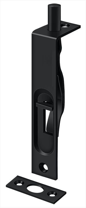 DELTANA Deltana 4FBS19 Flush Bolt Heavy Duty 4 Inches Black