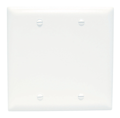 Pass & Seymour TP23W Wall Plate - Box Mounted, 2-Gang, White