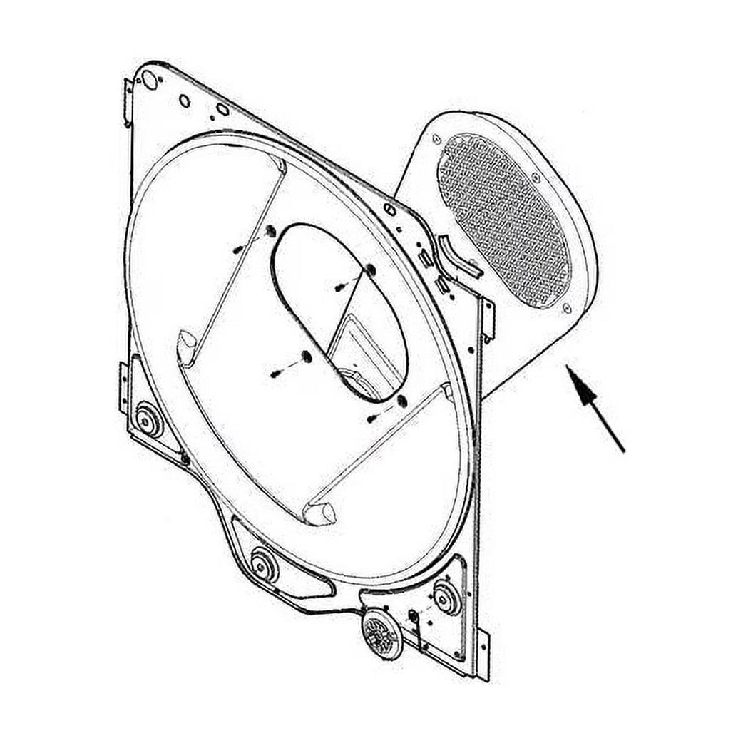 FRIGIDAIRE Frigidaire 5304515366 Rear Heat Duct (Each) PD00085369