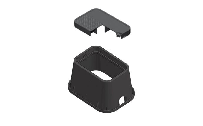 CARSON Carson 14191026 Icv Enclosure with Lid Tan Irrigation