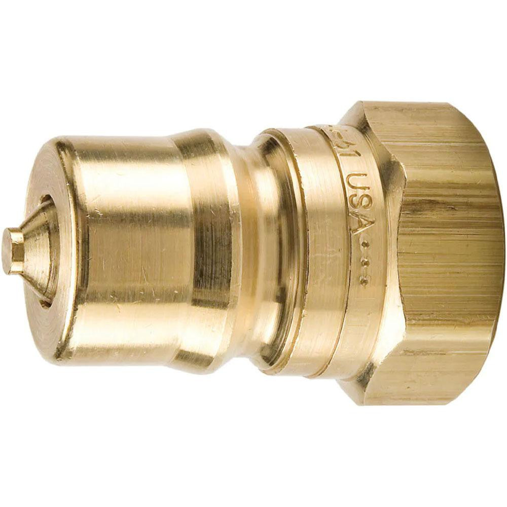 PARKER Parker BH1-61 Female Pipe Rigid Nipple Fitting 1/8 in Brass Nptf