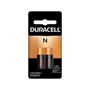 DURACELL Duracell 28587 N Alkaline Battery 1.5V (2 pack) LR1 E90 MN9100 910A