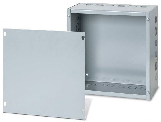AUSTIN ELECTRICAL ENCLOSURES Austin Electrical Enclosures AB664SB Type 1 Screw Cover Box 6 x 6 x 4 in
