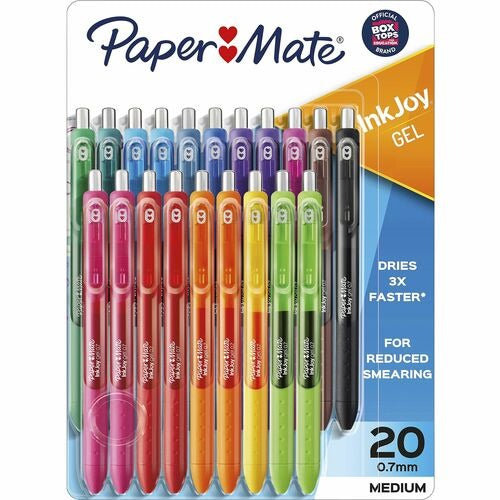 PAPER MATE Paper Mate PAP1951718 Retractable Gel Pen 0.7mm 20-pack