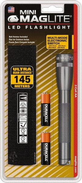 MAGLITE Mag-lite SP2209H Mini Led Flashlight 2 Aa Aluminum