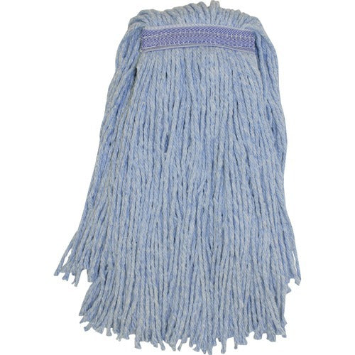GENUINE JOE Genuine Joe GJON24B1B Wet Mop Head Blue Blended Yarn