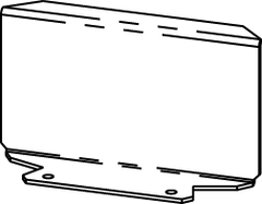 Legrand RFB6B Wiremold RFB6-Series Internal Blank Bracket