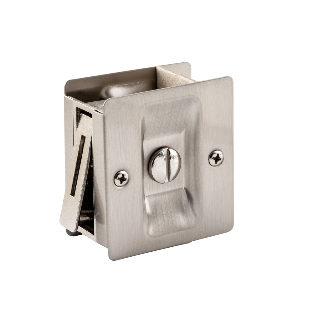 GEO Geo SDPR-SN Privacy Sliding Door Lock Satin Nickel