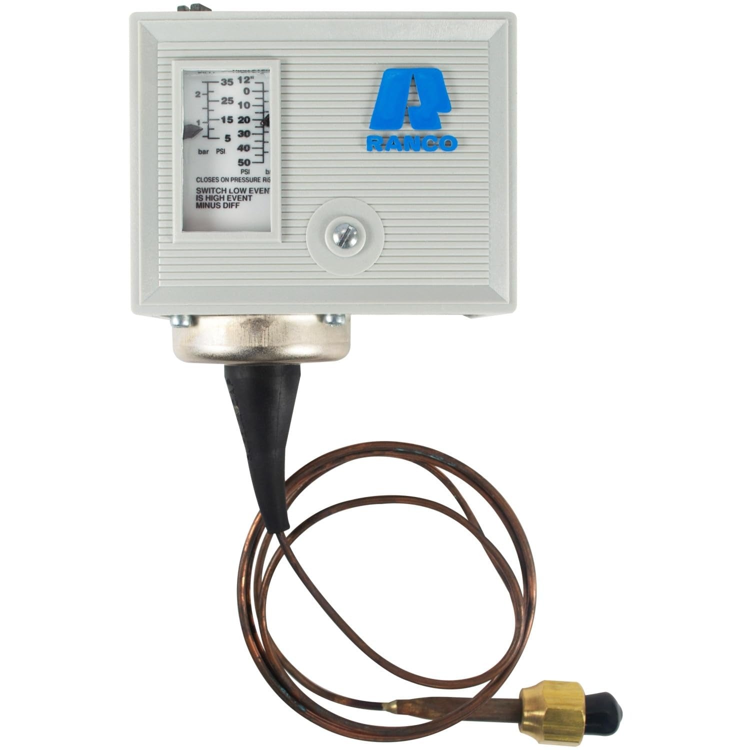 RANCO Ranco O10-1402 Single Low Pressure Control (36 in Capillary/1/4 in Flare Nut)