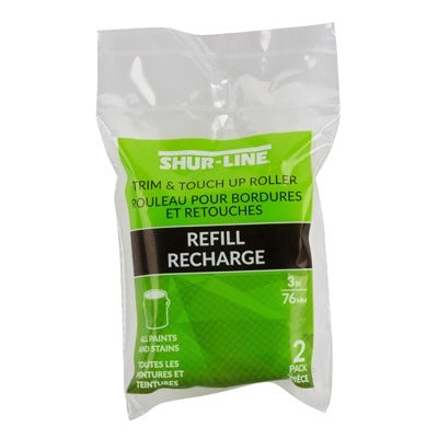 SHUR-LINE Shur-line 2007129 3 Inch Trim Roller Cover Refill 2 Pack