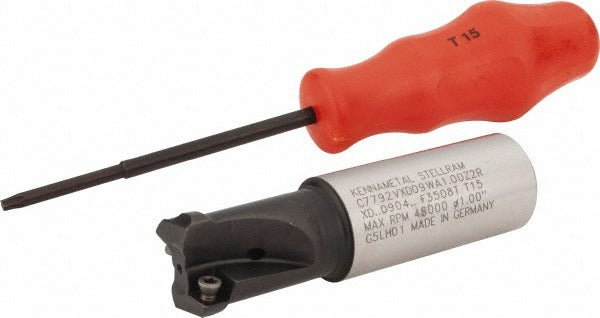 KENNAMETAL Kennametal 5658075 High-feed End Mill 1 in Weldon Flat