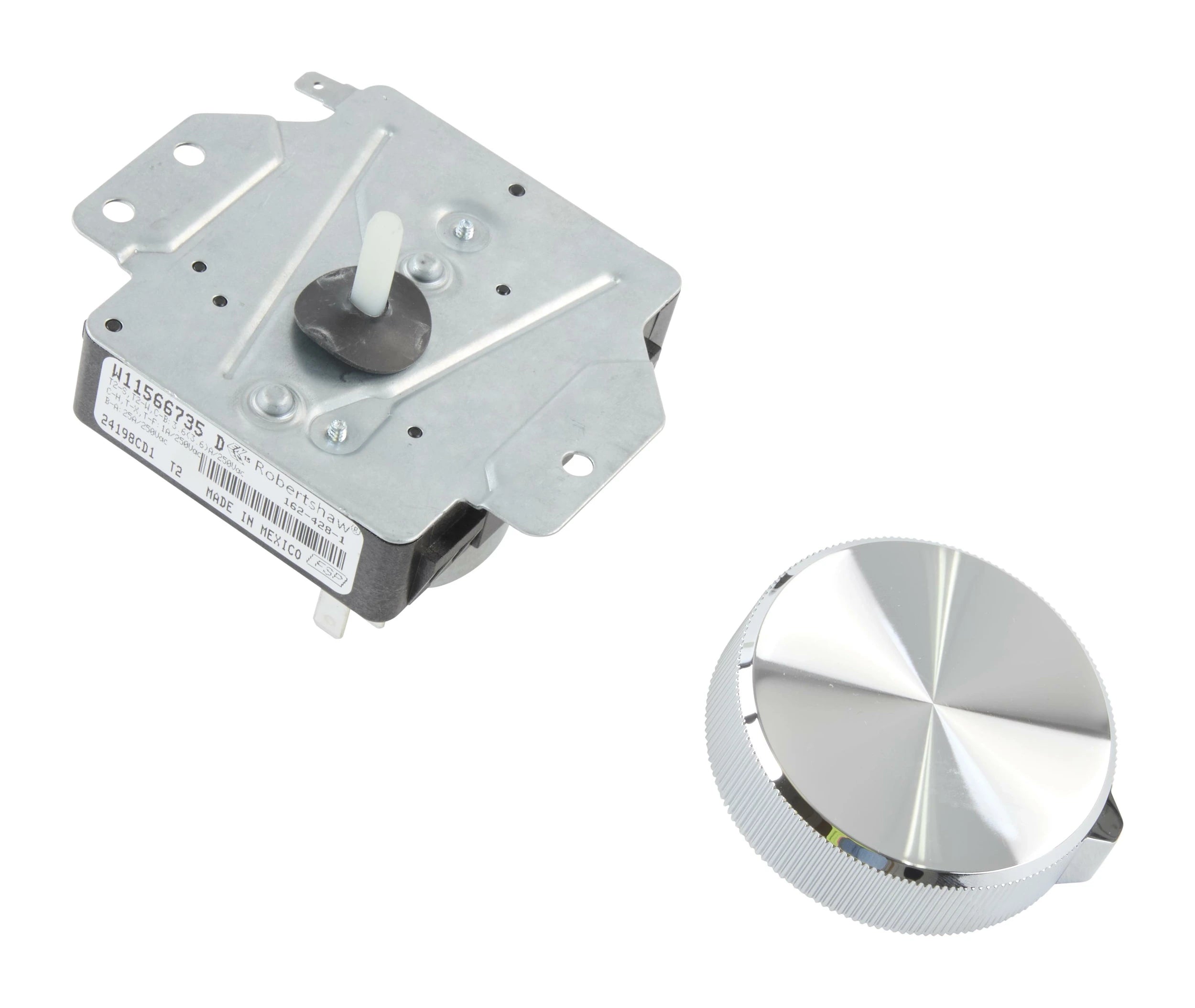 WHIRLPOOL Whirlpool W11685947 Timer (4.25 x 4.75 x 5.75 in) Replaces W11566735