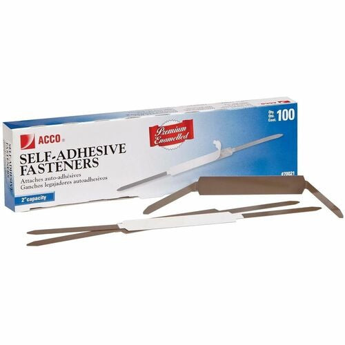 ACCO Acco ACC70021 Self-adhesive Paper Fasteners Box of 100