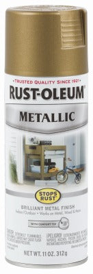 RUST-OLEUM Rust-oleum 313142 Metallic Spray Paint 11 Oz Champagne Bronze