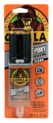 GORILLA Gorilla Glue Company 4200102 2-part Clear Epoxy 0.85 Oz