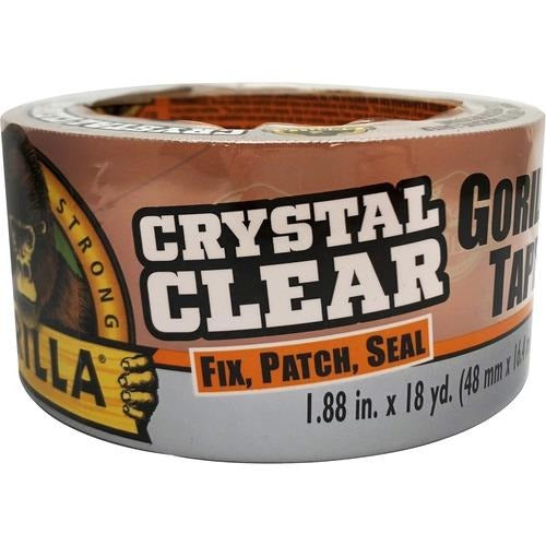 GORILLA Gorilla GOR6060002 Crystal Clear Tape (1.88 inches x 18 yds)