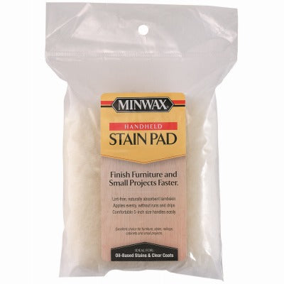 MINWAX Minwax 423546000 Lambskin Hand Stain Pad 5 Inches