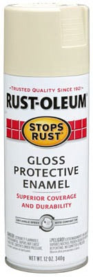 RUST-OLEUM Rust-oleum 7770-830 Gloss Spray Enamel 12 Oz Almond