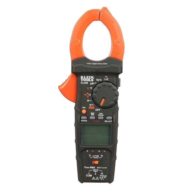 KLEIN TOOLS Klein Tools CL450 HVAC Clamp Meter with Differential Temperature 1000V (1 Pack) CL450