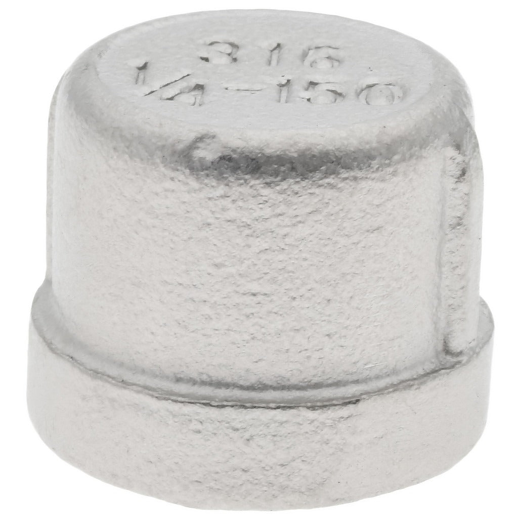 VALUE COLLECTION Value Collection 6CB1/4 Pipe End Cap 1/4 in 316 Ss Fnpt 150 Psi