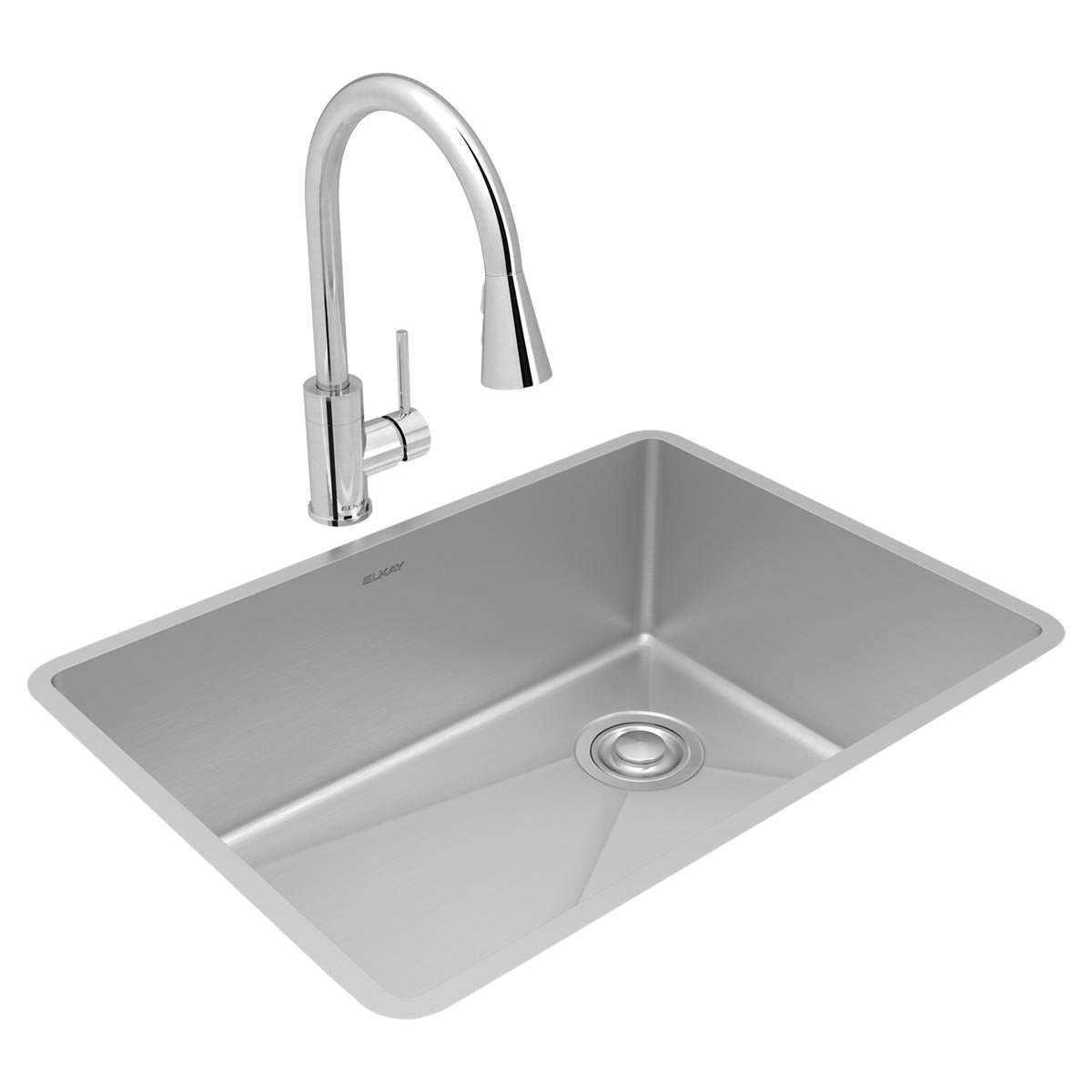 BSC PREFERRED Bsc Preferred ECTRU24179RTFCC Undermount Kitchen Sink Kit