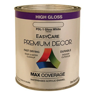 BSC PREFERRED Bsc Preferred PDL1-QT Waterborne Enamel White Gloss Quart