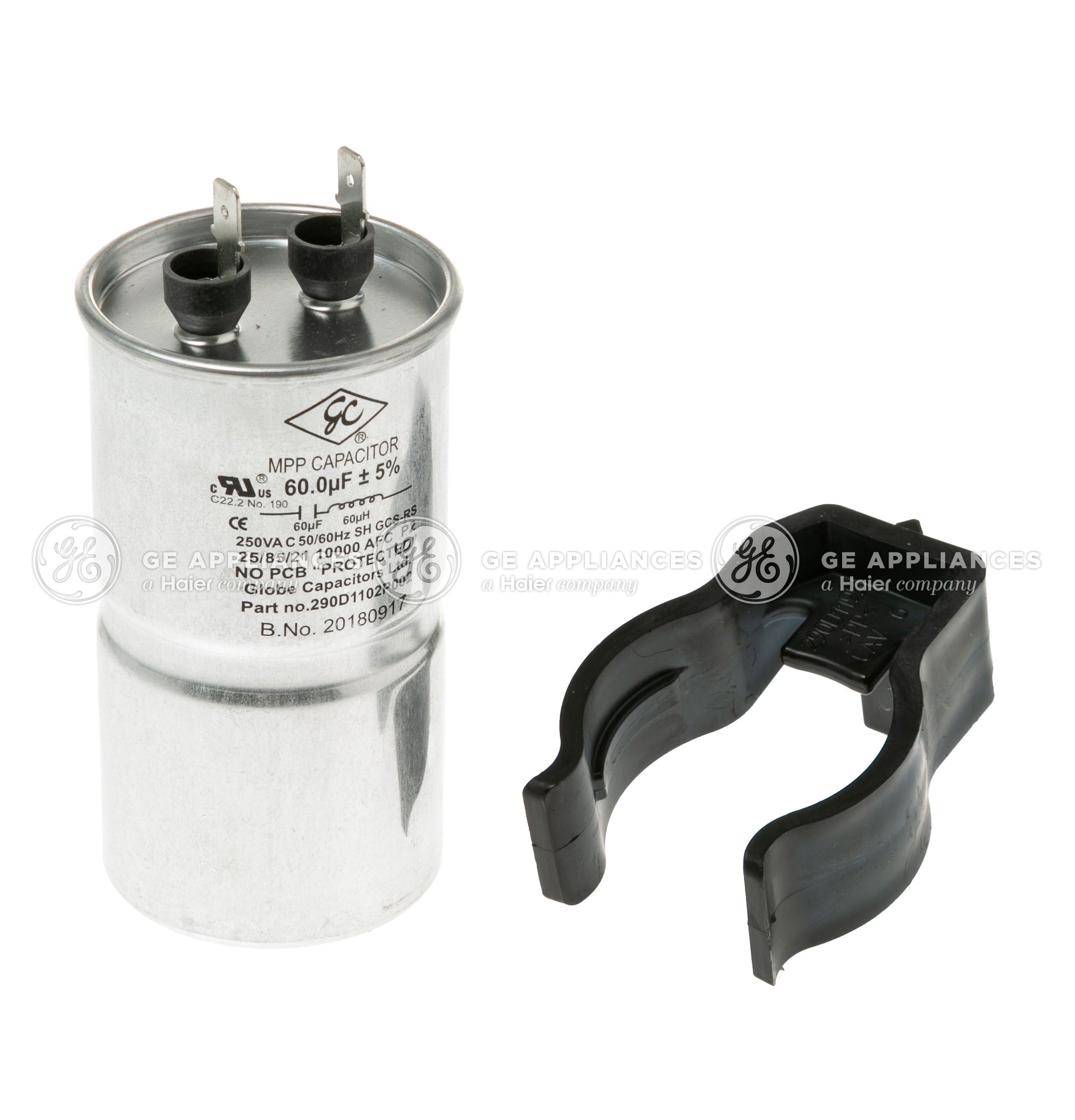 GENERAL ELECTRIC GE WH12X27614 Kit Bracket Capacitor