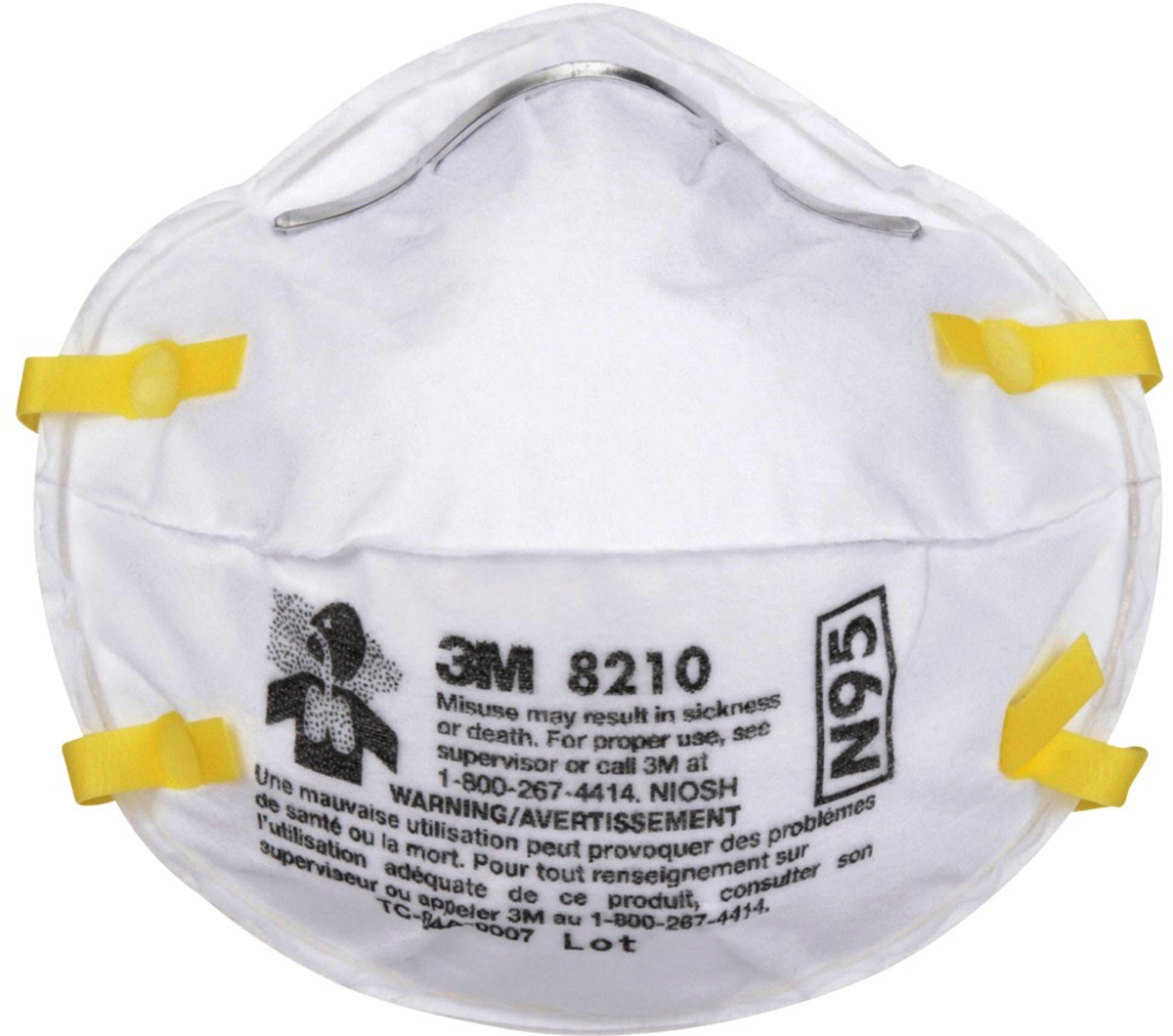 3M 3M 7100132742 8210 Particulate Respirator N95 (160 per Case)