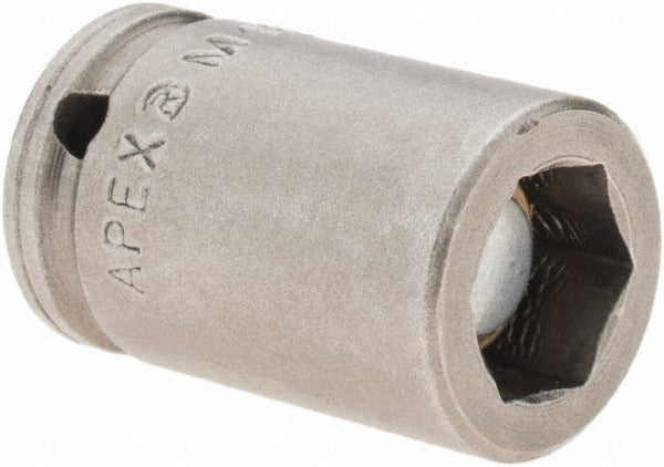 APEX Apex M1E12 Square Drive Socket 1/4 in Drive 3/8 in Hex Magnetic
