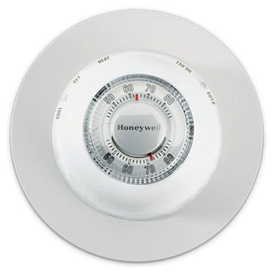RESIDEO Ademco Inc CT87N1001/E1 Round Heat Cool Thermostat