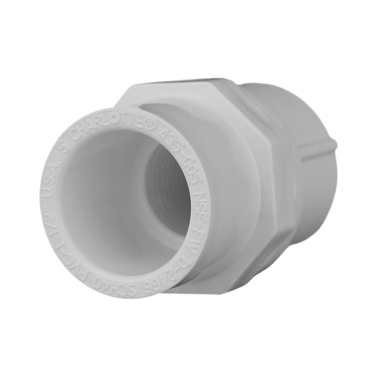 SPEARS Spears 435-005 PVC Female Adapter Socket x FPT Schedule 40 1/2 in