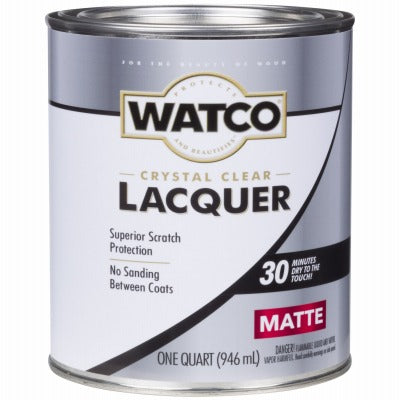 RUST-OLEUM Rust-oleum 321533 Matte Lacquer Clear Wood Finish 1 Qt