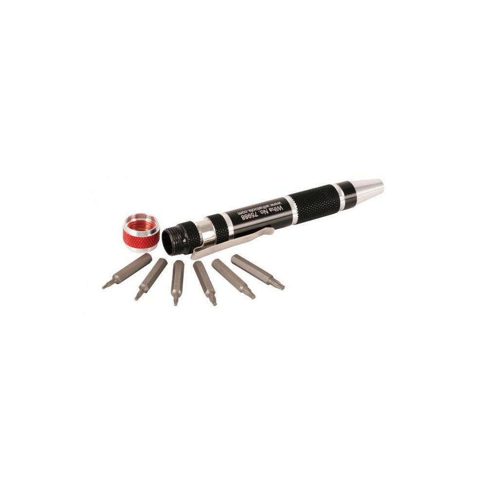 WIHA Wiha 75985 Torx Micro Bit Set T-3 to T-8 7 Piece