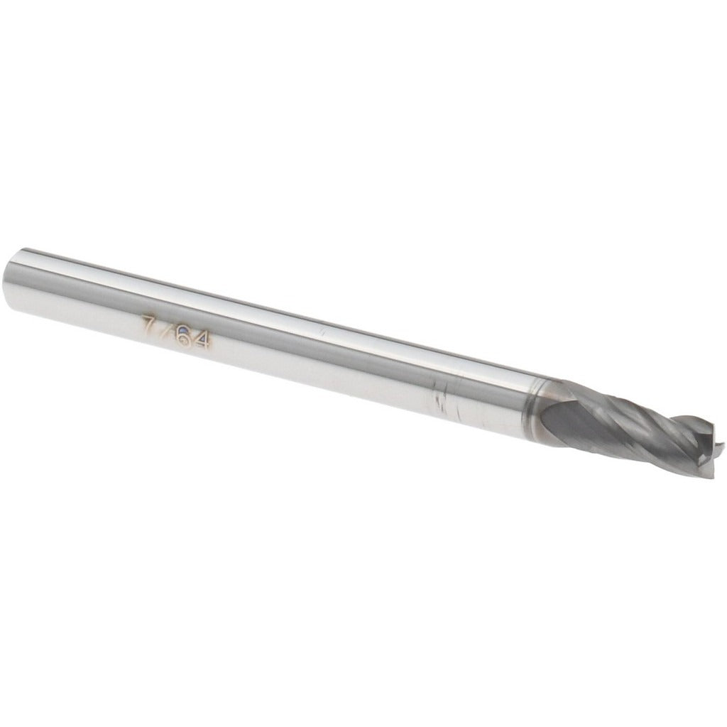 ACCUPRO Accupro 12179001 Square End Mill 7/64 in 4 Flute Carbide