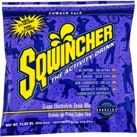 SQWINCHER Sqwincher 016046-GR Grape Electrolyte Powder Mix 32 Pack